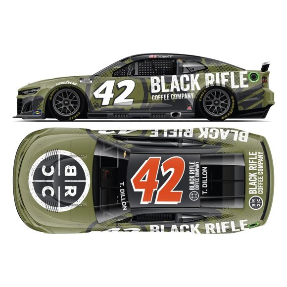 Ty Dillon Action Racing 2022 #42 Black Rifle Coffee Company 1:64 Die-cast - Picture 1 of 1